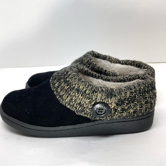 Clark’s Women's Sweater Collar Clog Slipper Black Slippers Size 6 - Picture 4 of 9
